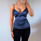 Blue cami top