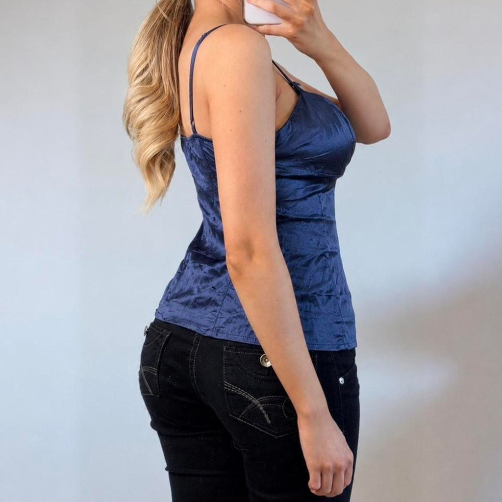 Blue cami top