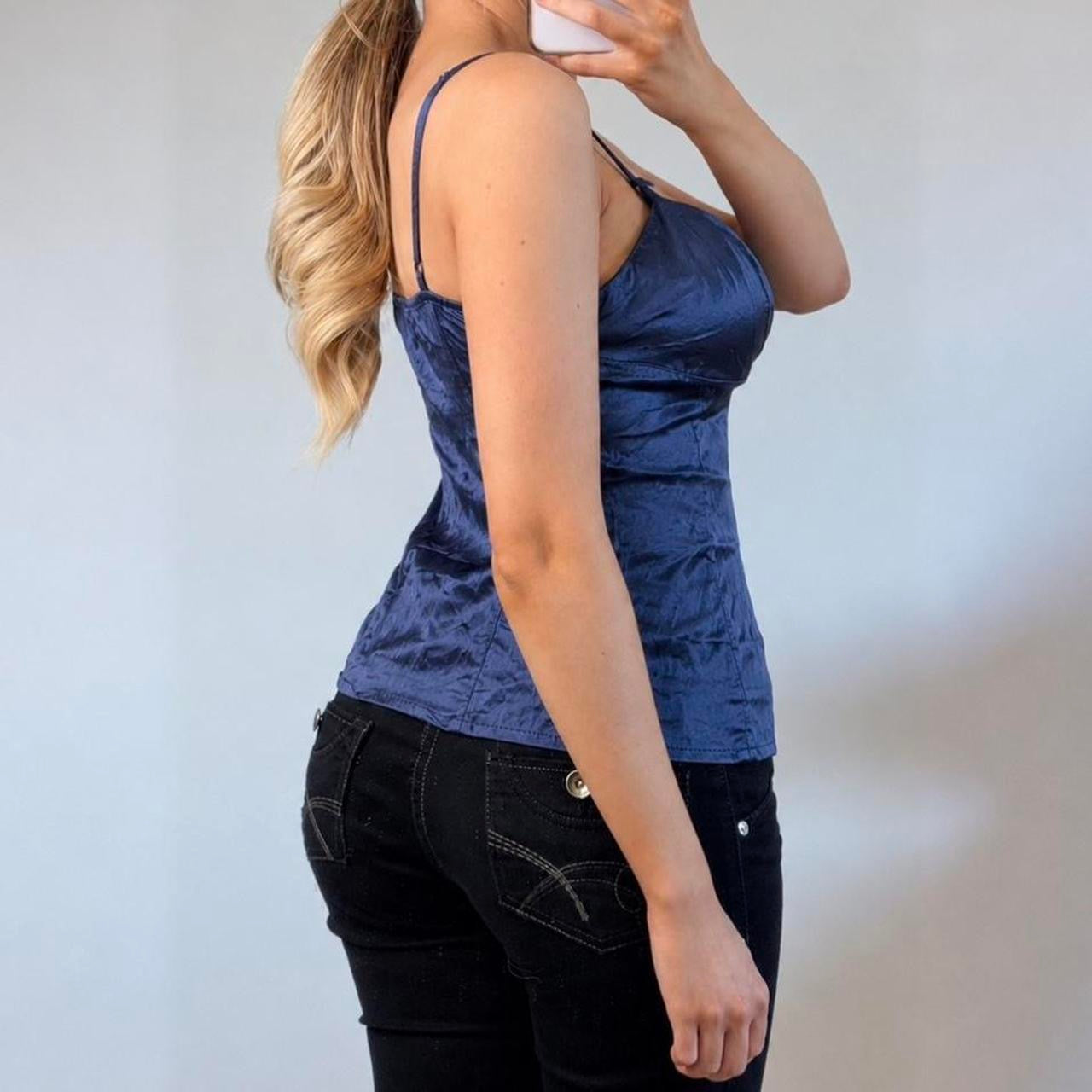 Blue cami top