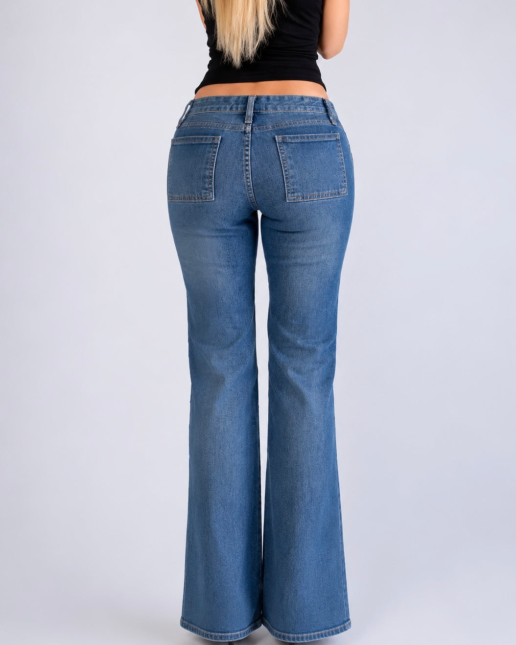 Vintage Miss Sixty Light blue flared jeans low rise