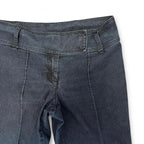 VINTAGE grey mid rise flared jeans