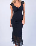 Vintage black maxi dress