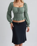 Vintage Guess Green top