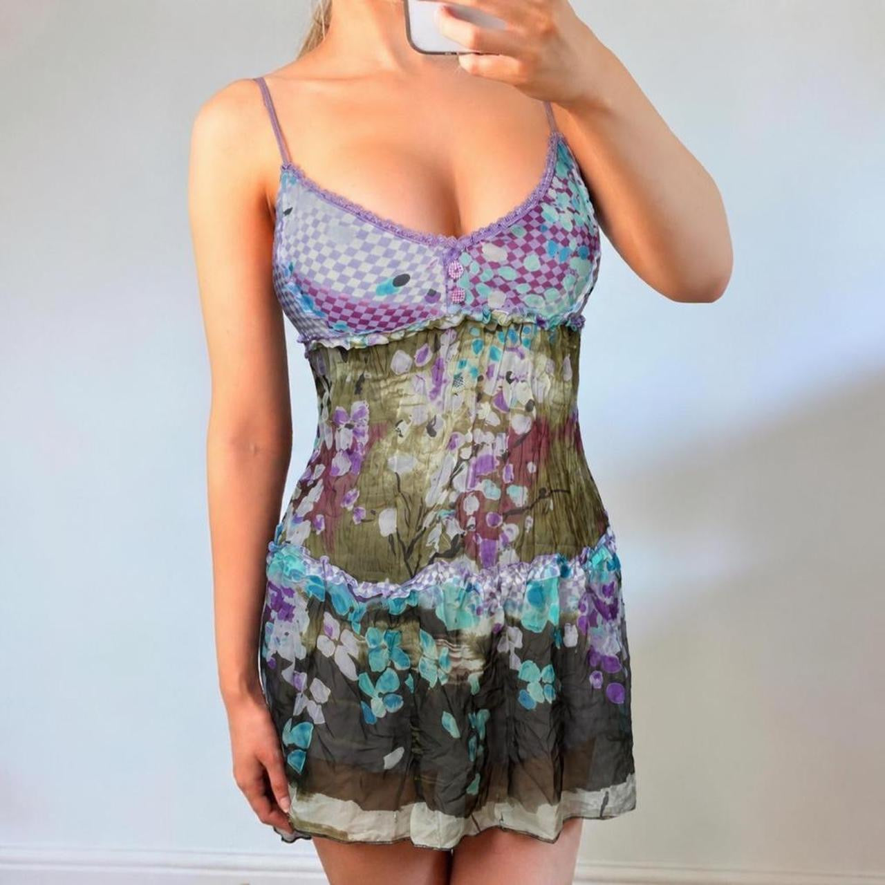 VINTAGE multicoloured mini dress