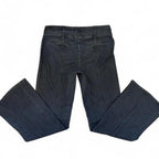 VINTAGE grey mid rise flared jeans