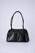 Vintage Black faux leather handbag