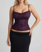 Vintage purple cami top