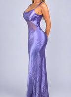 Vintage purple maxi dress