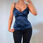 Blue cami top