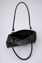 Vintage Black faux leather handbag