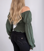 Vintage GUESS Green blouse top