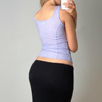 VINTAGE Purple lilac floral cami top