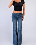 Vintage Miss Sixty Light blue flared jeans low rise