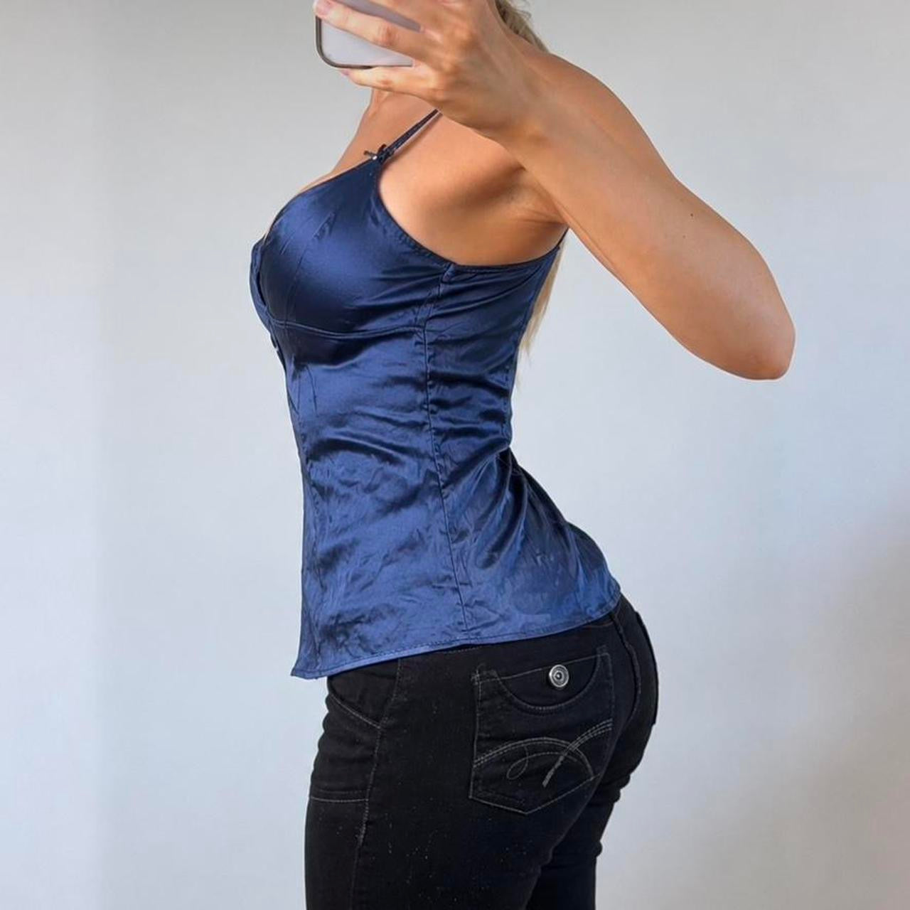 Blue cami top