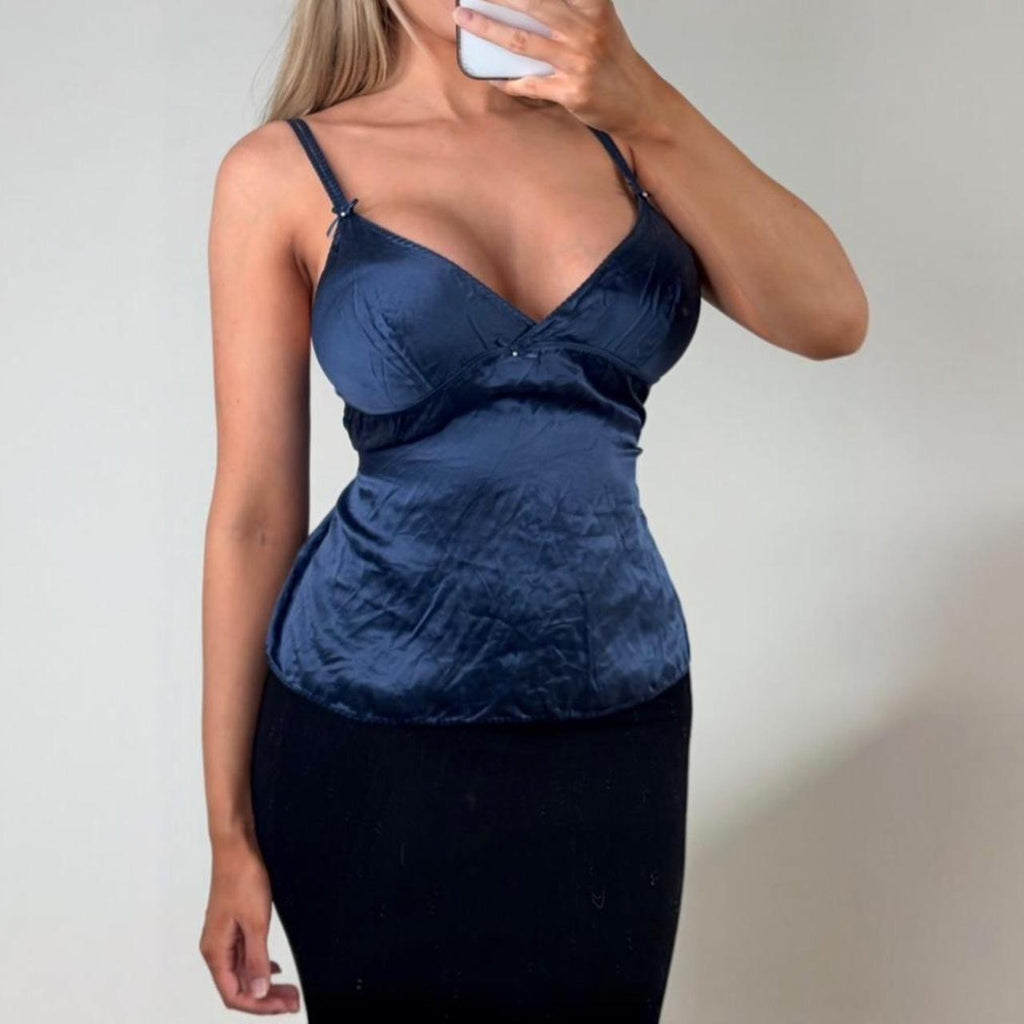 Blue cami top
