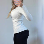 White knit jumper