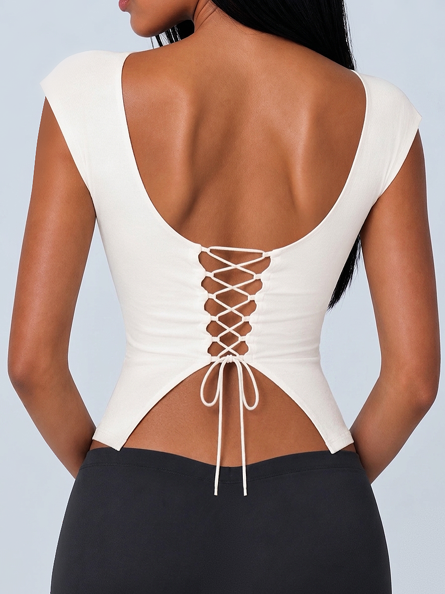ARIADNE IVORY CORSET TOP