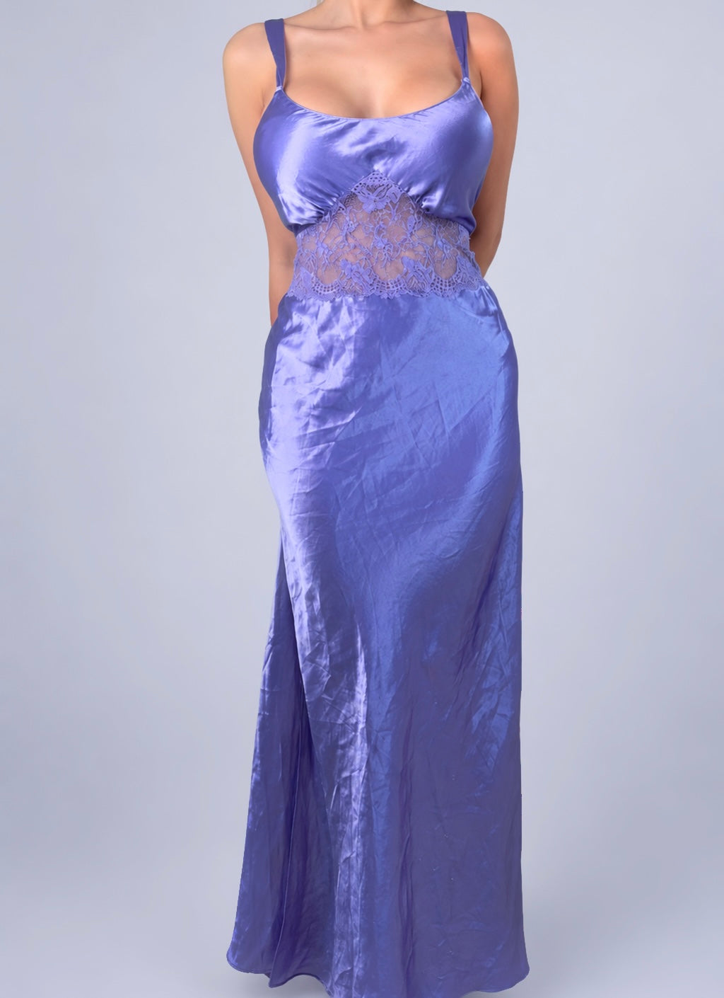 Vintage purple maxi dress