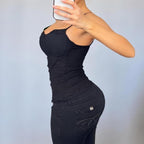 VINTAGE black lace cami