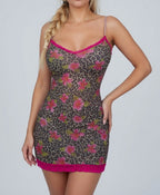 Vintage leopard print dress