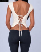 ARIADNE IVORY CORSET TOP