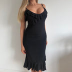 Black maxi dress