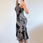 Patchwork maxi dress