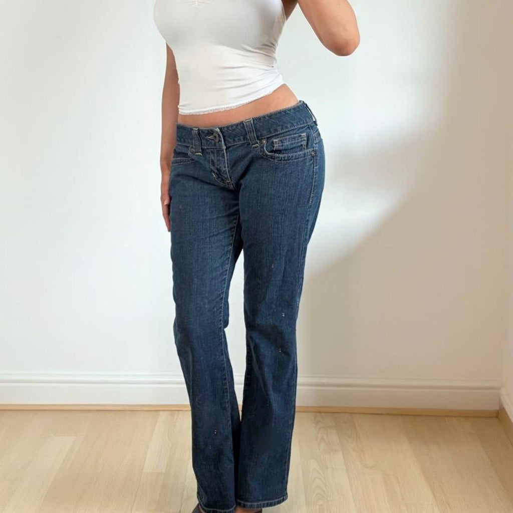 GUESS navy blue jeans
