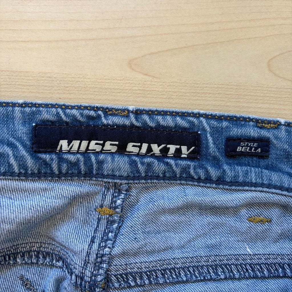 VINTAGE MISS SIXTY Light blue flared jeans