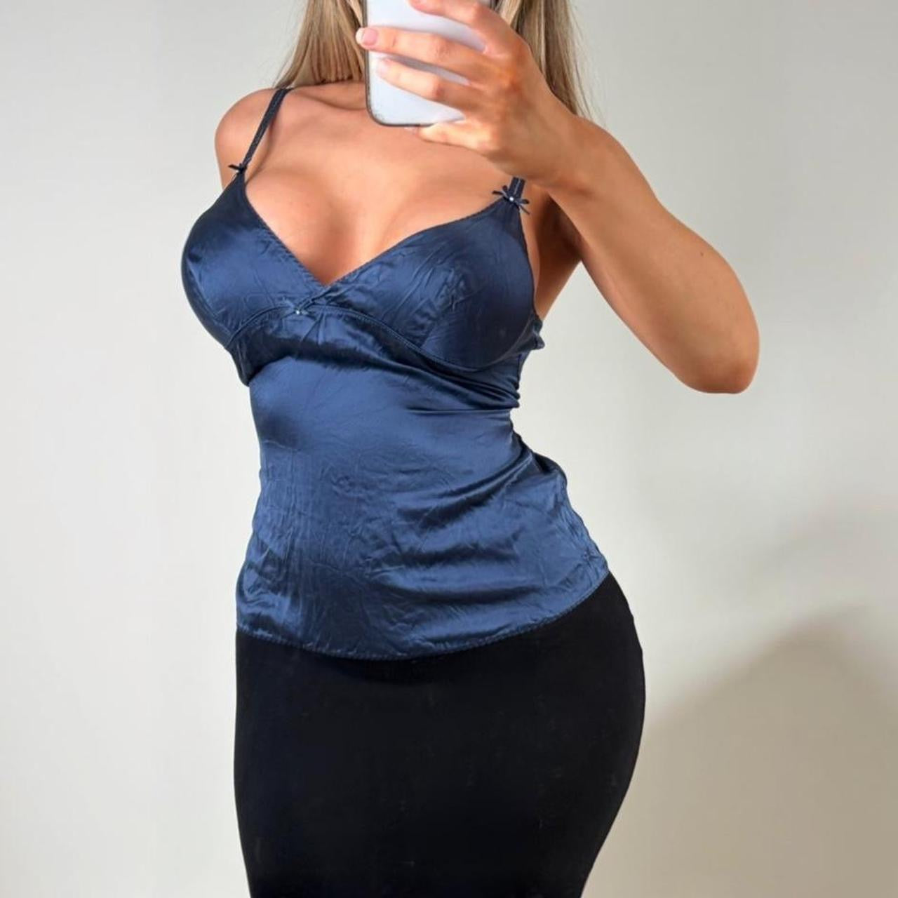 Blue cami top