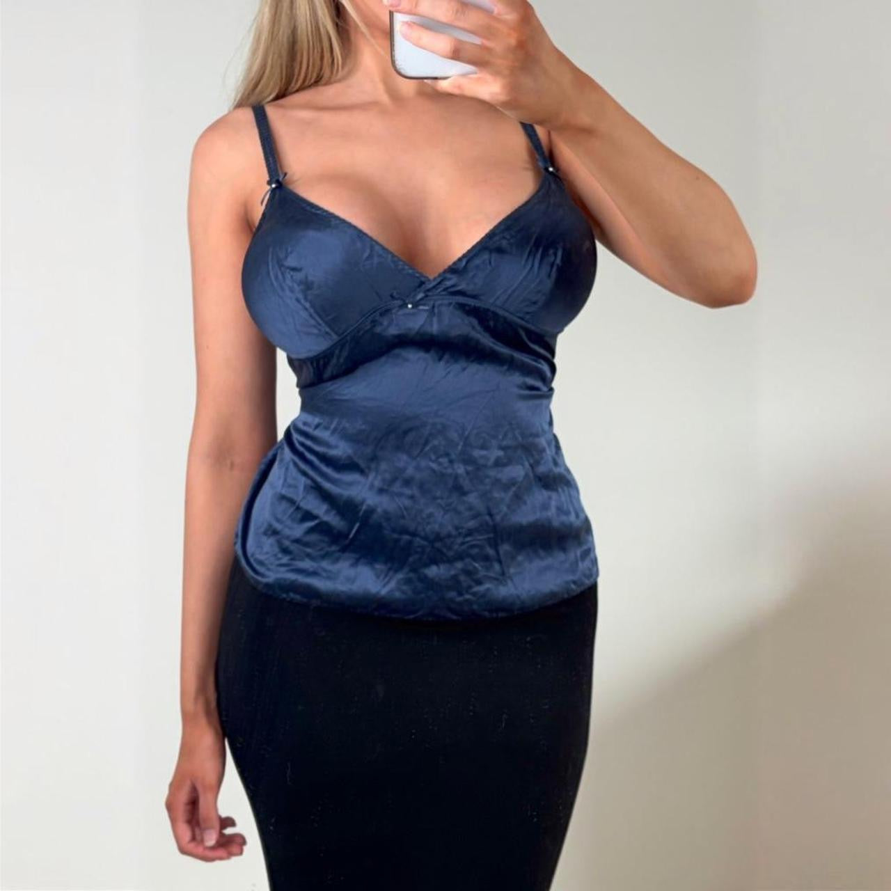 Blue cami top