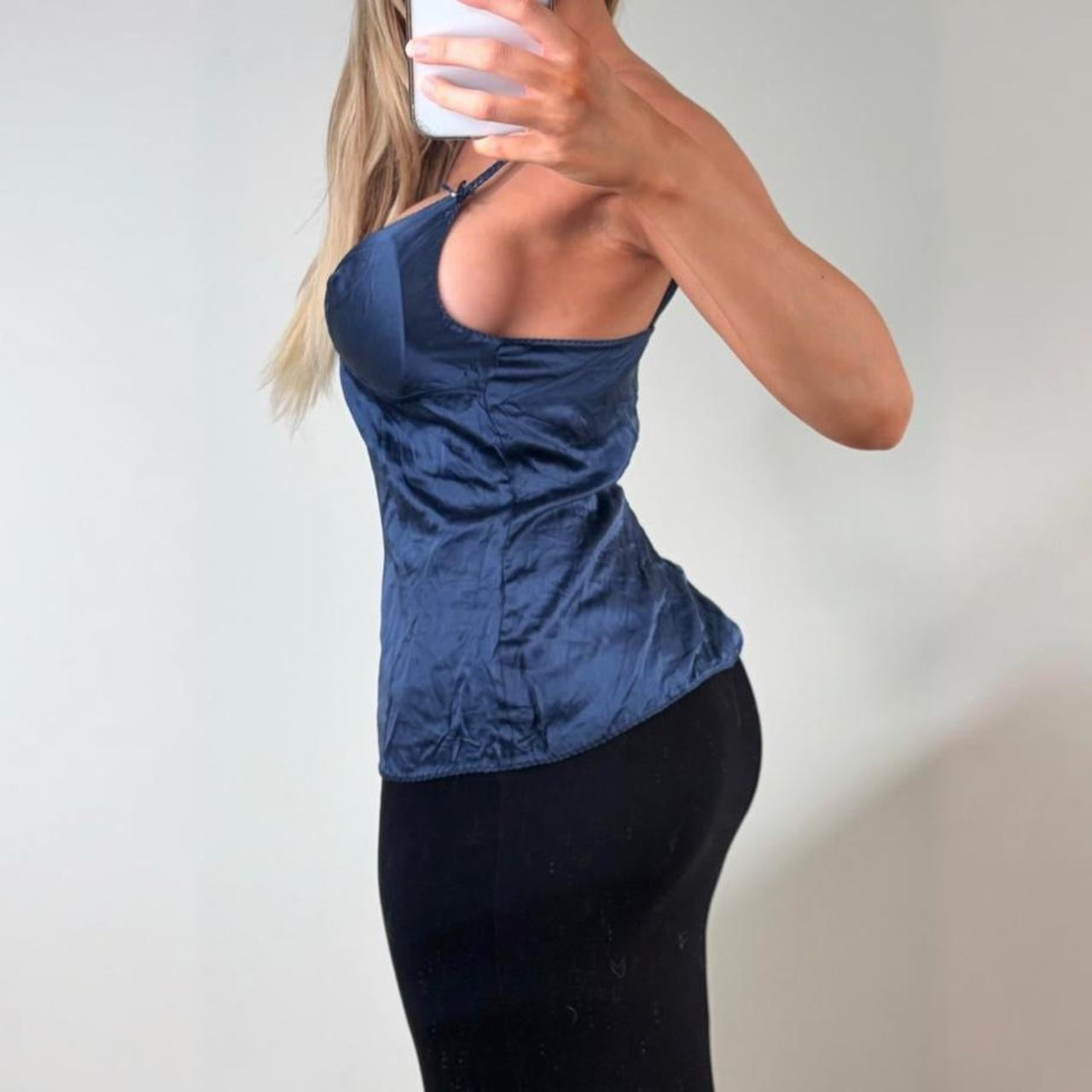 Blue cami top