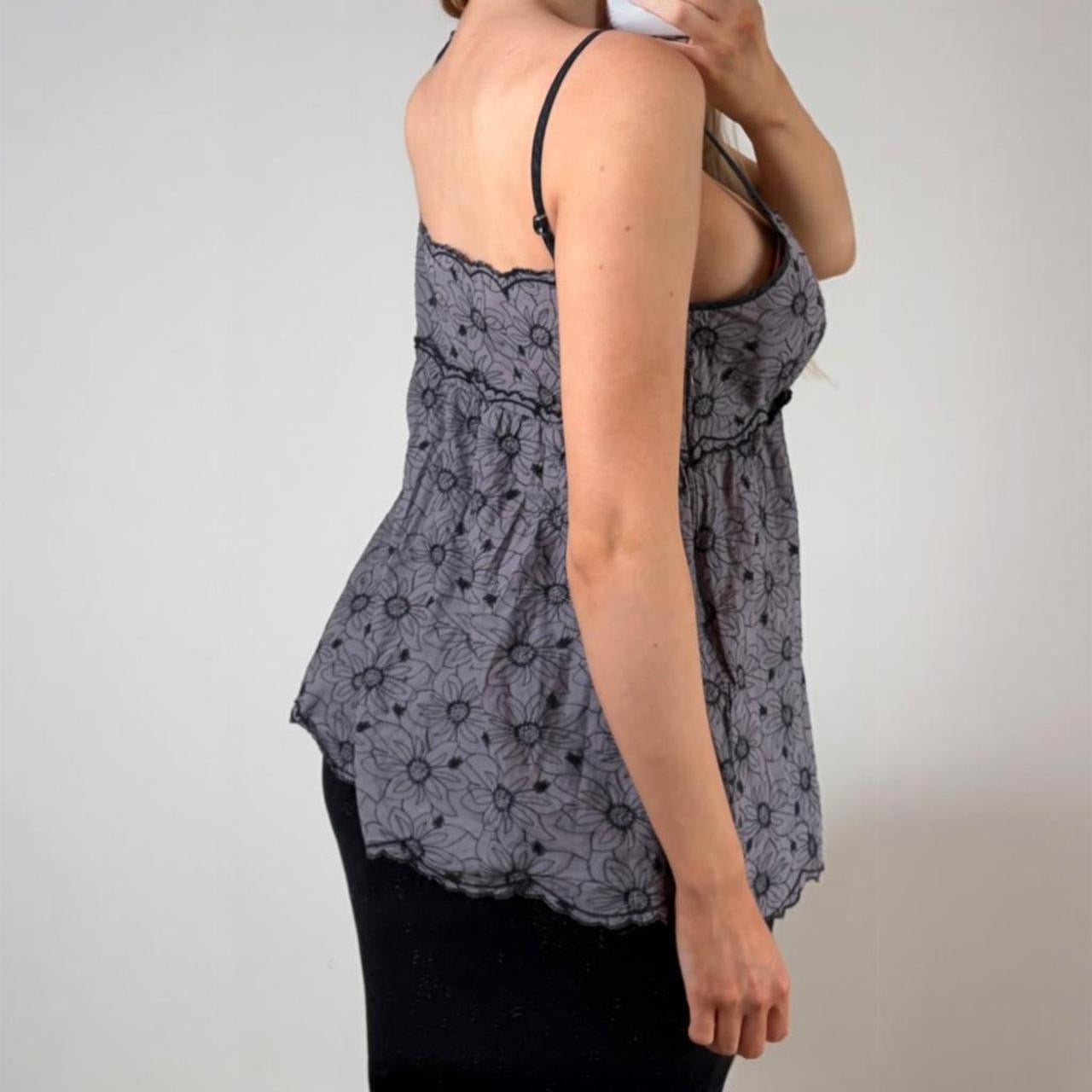 Morgan purple floral cami top